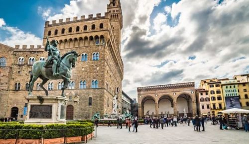 viaggio di nozze in italia piazza della signoria firenze
