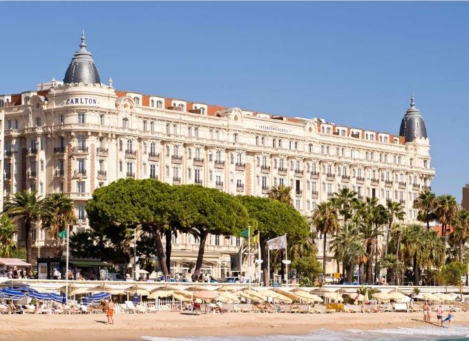 Carlton hotel cannes francia croisette