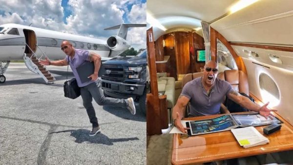 The Rock, come altre molte celebrità volano con Private Jet di proprietà o spesso a noleggio