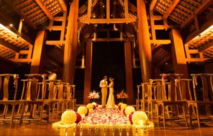 Candle light wedding
