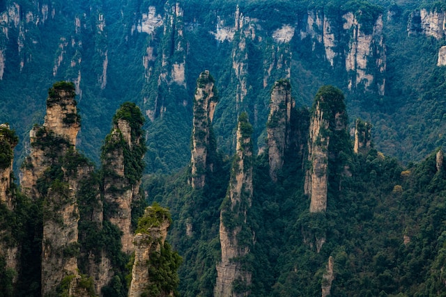 zhangjiajie national park in china