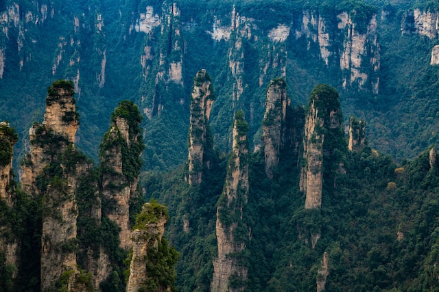 zhangjiajie national park in china
