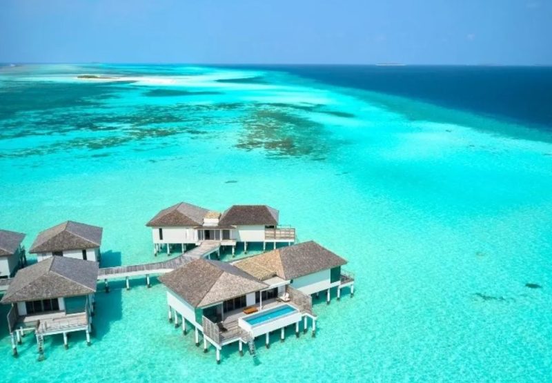 Le ville overwater al Le Meridien Maldives spa