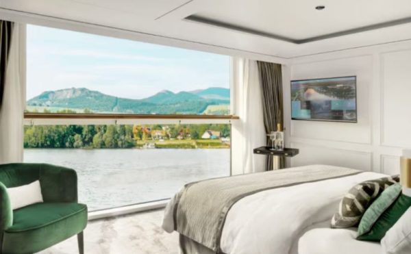 Le camere panoramiche a bordo della Riverside Ravel 