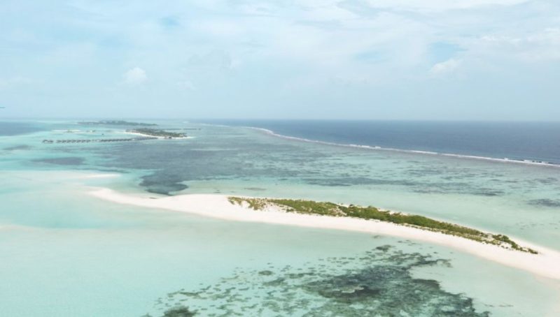 Isola di Thilamaafushi nell'Atollo Lhaviyani arcipelago delle Maldive