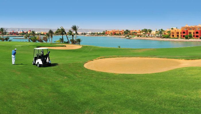 il percorso del campo di golf di El Gouna