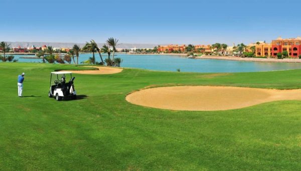 il percorso del campo di golf di El Gouna