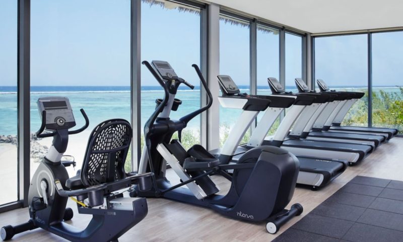 la sala fitness del resort