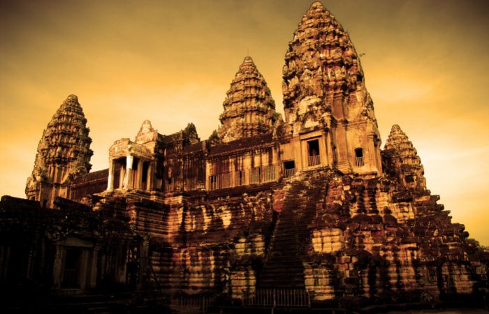 tempio di Angkor Wat in Cambogia