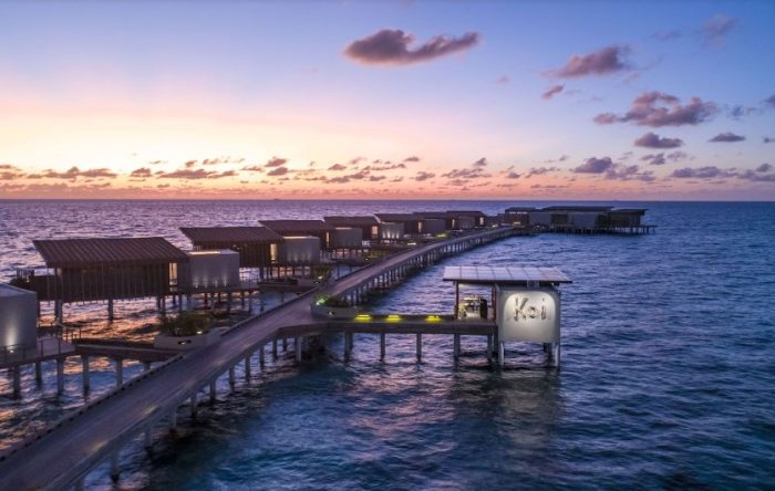 Le ville overwater del park Hyatt