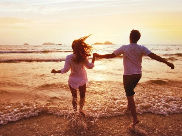 Godere una vacanza romantica con la propria persona preferita