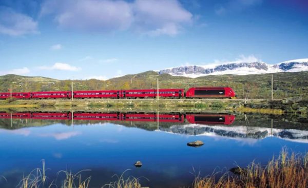 Viaggio in treno in scandinavia