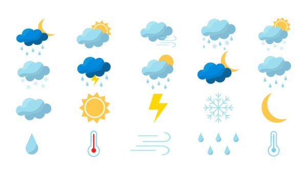 previsioni-meteo-icone-con-temperature-piogge-sole