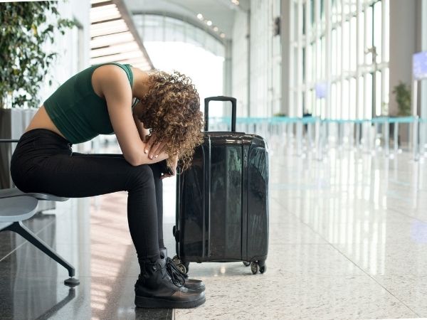 aspettare in aeroporto