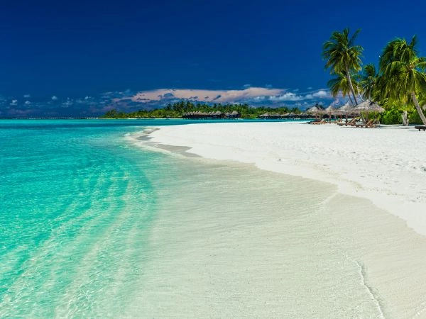 Le spiagge di sabbia bianca a bora bora
